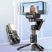 Q18 360° Follow-Tracking Gimbal — Selfie Stick Tripod with Fill Light for iPhone & Smartphones