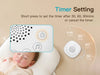 White Noise Sound Machine with 24 Soothing Sounds & Rechargeable Night Light — Sleep Aid for Babies, Kids & Adults