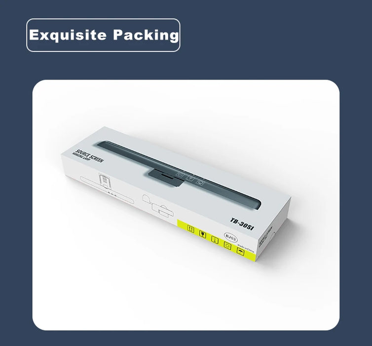 LED Monitor Light Bar — Dimmable 3‑Colour Reading Lamp