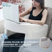 Reading Pillow for Gaming — Extra Large Memory Foam Armrest Bed Rest Pillow, 22.4×24×11.8in (1 pc)