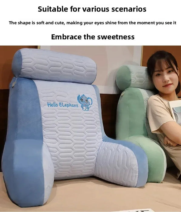 2025 Ice Shreds Panda Memory Foam Lumbar Cushion — Removable Washable Cover, 60x50cm