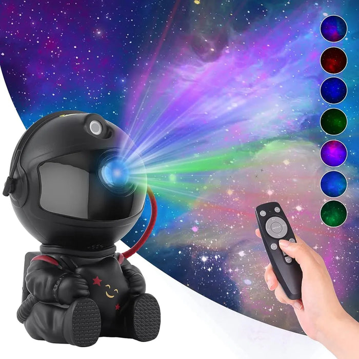 Astronaut Space Projector - Star Projector Galaxy Night Light with Starry Nebula LED Lamp Features - Ideal Home Decor and Kids' Room Gift Item