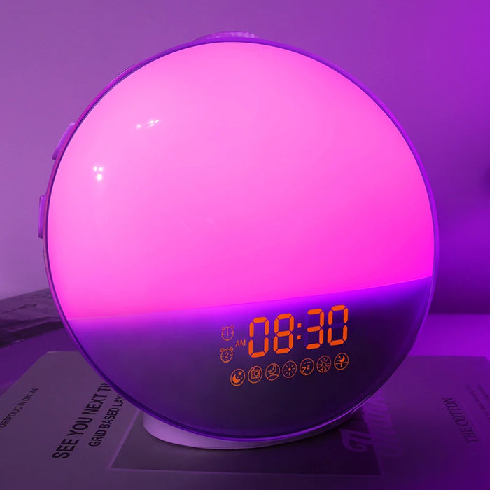 Wake Up Light Alarm Clock — Sunrise/Sunset Simulation, FM Radio & Night Light