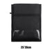 RFID Blocking Faraday Pouch – Anti‑Tracking Phone, Card & Key Shield, Large Wallet Case, Black