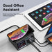 110W 8-Port USB Charging Station — 45W PD USB-C, QC3.0 & 15W Wireless (GaN)