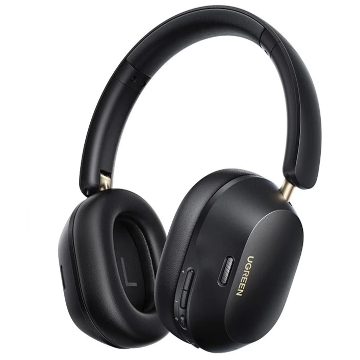 UGREEN MAX5C Wireless Noise Cancelling Bluetooth Headphones - 43dB Hybrid Active Noise Cancellation, Hi-Res LDAC, 75H Spatial Audio Headset Earphones - Ideal for Noise-Free and Long-Lasting Audio Experience.