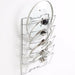Wall-Mounted 5-Layer Pot Lid Rack – Chrome Steel Kitchen Storage