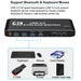 Dual Monitor USB3.0 KVM Switch 2 in 2 out 4K 60Hz 2x2 Mixed Display 2 Monitors 2 Computer for Laptop HDMI-Compatible KVM Switch