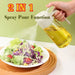 500ml Oil Spray Bottle & Cruet – Refillable Oil Dispenser for Kitchen and BBQ