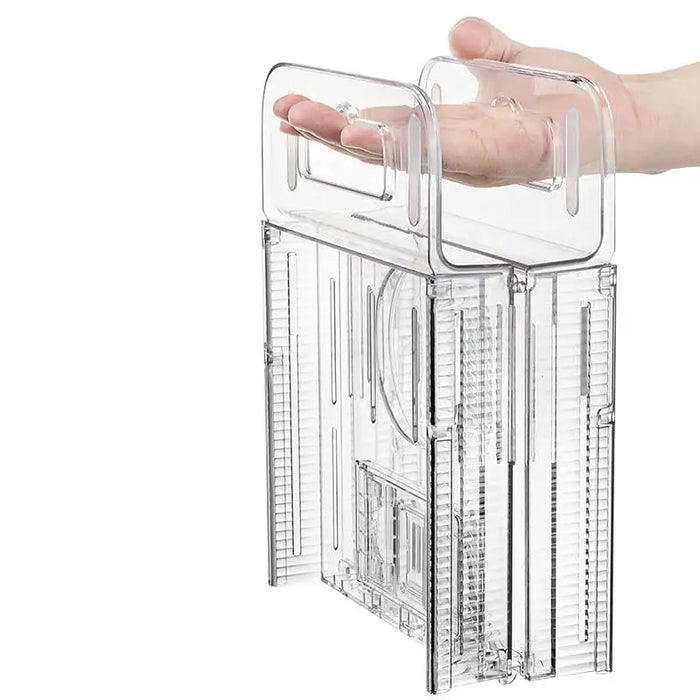 Expandable Clear Bath Shelf Over-Tub — Polycarbonate Bath Tray