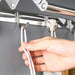 Wall-Mounted Foldaway Clothes Drying Rack - Expandable Stainless Steel