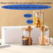 280ml Glass Storage Jar with Bamboo Lid & Spoon — 10oz Airtight Jar