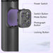 C22 AI Face-Tracking Handheld Gimbal Stabiliser — 3‑in‑1 Selfie Stick & Tripod for Smartphones