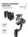 Q08 Handheld Gimbal Stabiliser & Selfie Stick with Bluetooth Remote for Smartphones
