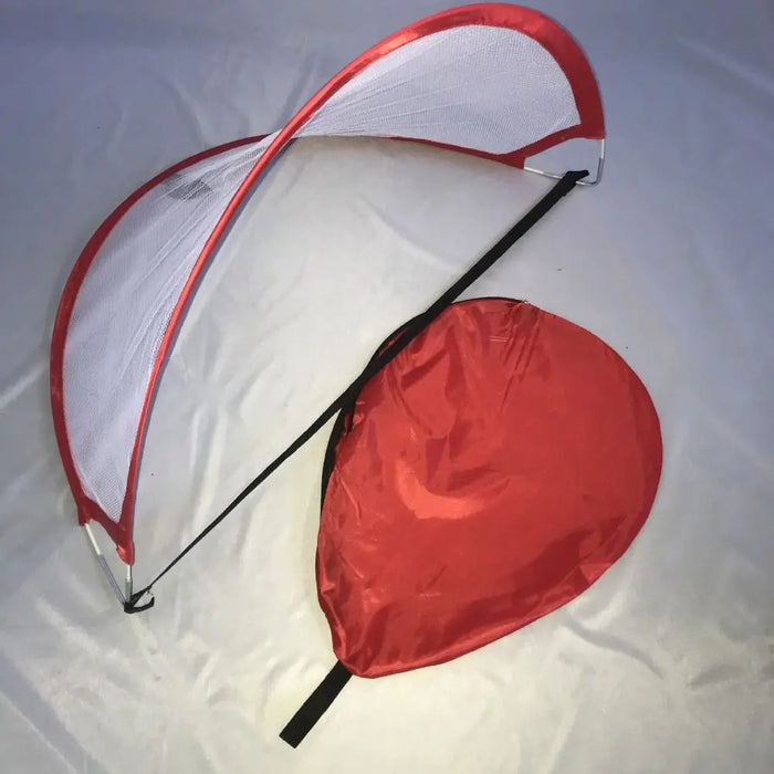 Pop-Up Folding Football Goal with Carry Bag — Portable Training Net
