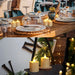 Rechargeable Waterproof LED Tea Lights with Remote Timer — Flameless Home & Wedding Candles