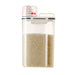 Airtight Rice Storage Container with Clear Scale — Double-Sealed for Cereal, Flour & Rice