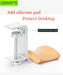 Clip-style Desktop Headphone & Earphone Holder — Aluminium Alloy & Solid Wood