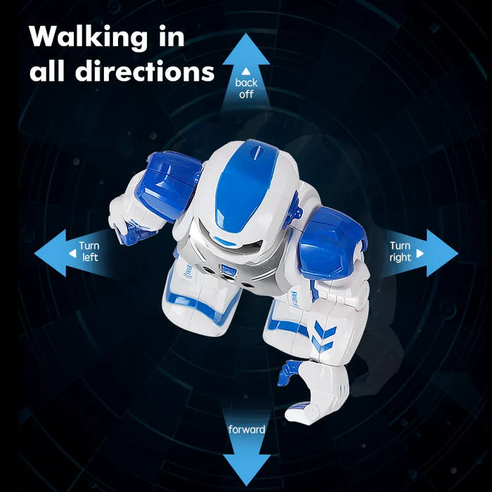 Mechanical Combat Police Robot - Early Education Intelligent Toy with Infrared Sensor & Electric Singing Function - Fun and Engaging Remote Control Toy for Children
