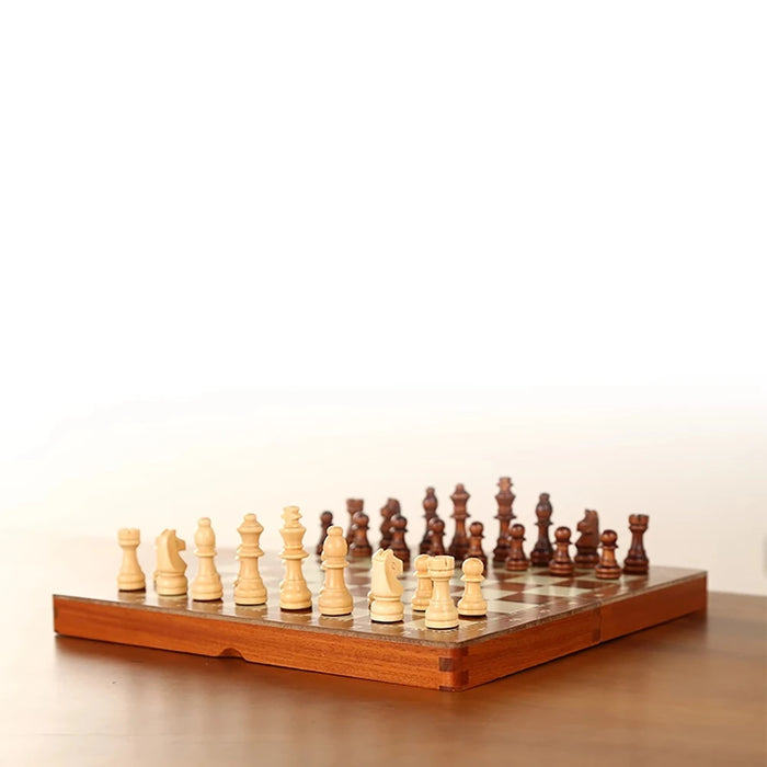 Rosewood Luxury Chess Set with Two Extra Queens and Storage Box — Professional Tournament Board (Adults)