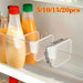 Clear Adjustable Fridge & Cabinet Dividers – Pack of 5/10/15/20