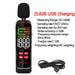Digital Sound Level Meter 30–130 dB (A/C) — ZL82A 3×AAA or ZL82B USB Recharge