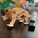 Wooden Dinosaur STEM Model Kit – choose 1 or 4 pcs (T‑Rex, Triceratops, Pterosaur, Brachiosaurus)