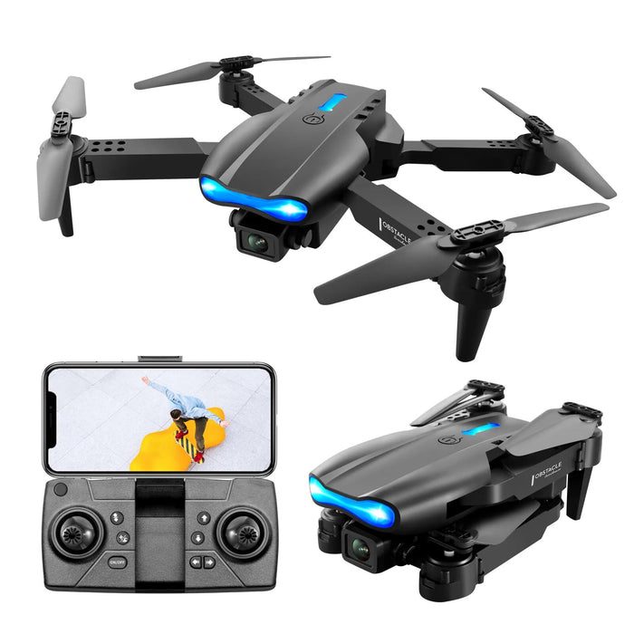 E99 K3 Pro HD Drone - 4K Dual Camera, High Hold Mode, Foldable Mini RC, WIFI Quadcopter Toy - Ideal for Aerial Photography and Helicopter Enthusiasts