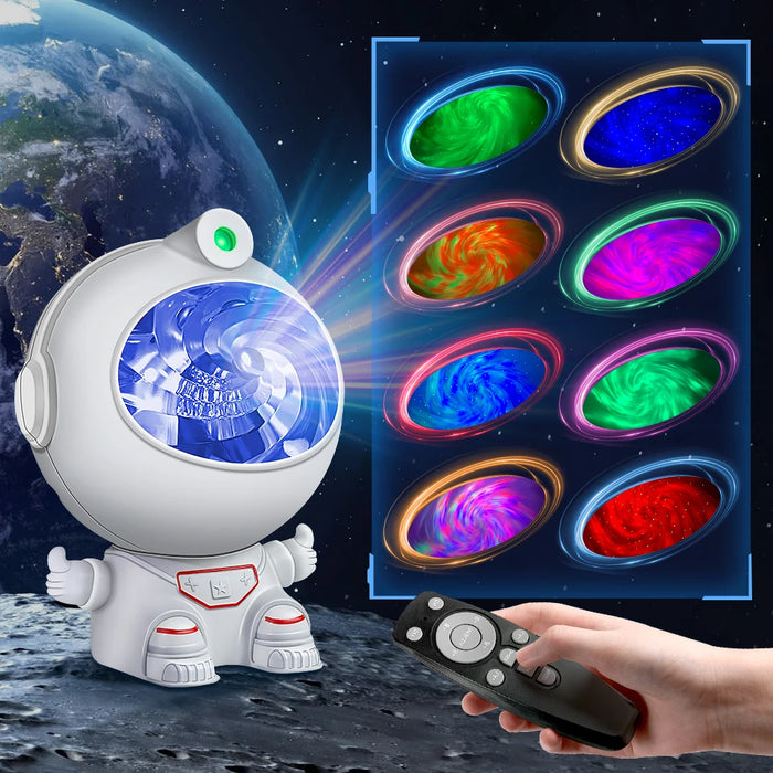 Astronaut Galaxy Starry Projector Model - Night Lamp with Remote and Timer for Starlit Bedroom Decor - Ideal Decorative Gift for Kids