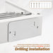 Folding Wall-Mounted Clothes Drying Rack — Stainless Steel Collapsible Hanger for Indoor & Balcony