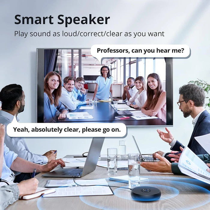 EMEET OfficeCore M1A USB Conference Speakerphone — 360° 2‑Mic Pickup