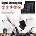 RFID & RF Signal Blocking Faraday Pouch — Waterproof, Fireproof Phone and Key Shield