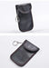 Car Key Signal Blocking Pouch Carbon Fibre RFID Faraday Case — Black