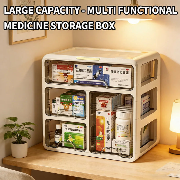 Large Capacity Multi-layer Medicine Storage Box – Drawer Pill Organiser
