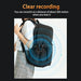 Mini Voice-Activated Digital Recorder — 8/16/32GB, 20h, Lanyard & Earphones