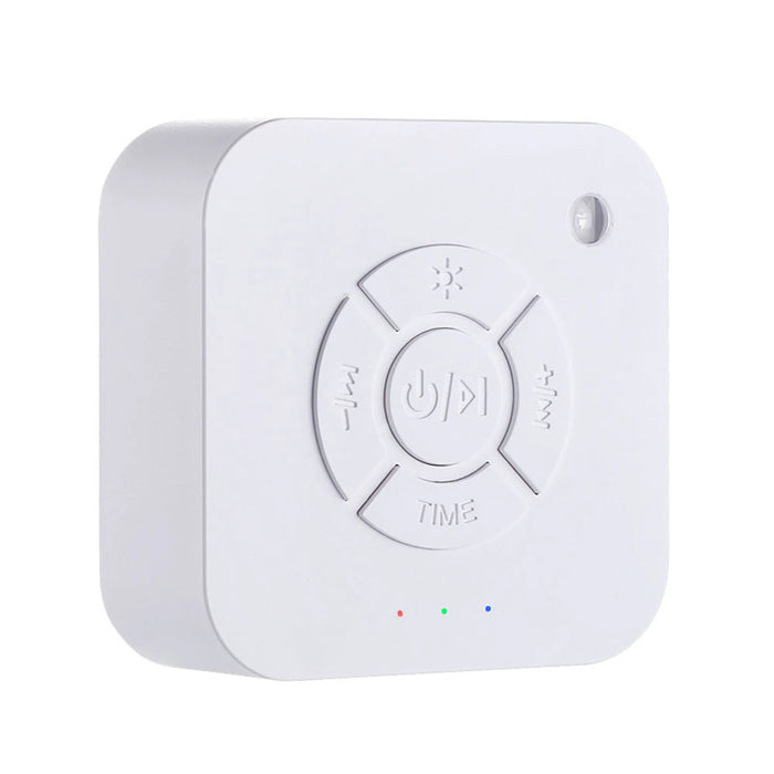 White Noise Sound Machine Sleep Soother — 9 Soothing Sounds, Breathing Light, Timer, Type‑C Rechargeable