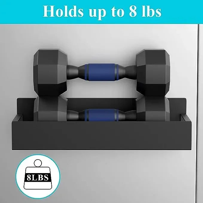 Magnetic Fridge Spice Shelf — Hanging Space-Saving Kitchen Storage Rack