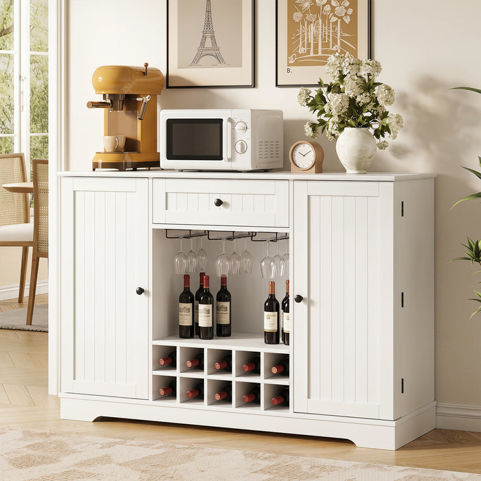 Sideboard Cabinet 120 CM Kitchen Storage Cabinet with Door Shelves-