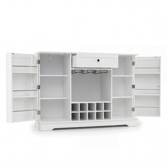 Sideboard Cabinet 120 CM Kitchen Storage Cabinet with Door Shelves-
