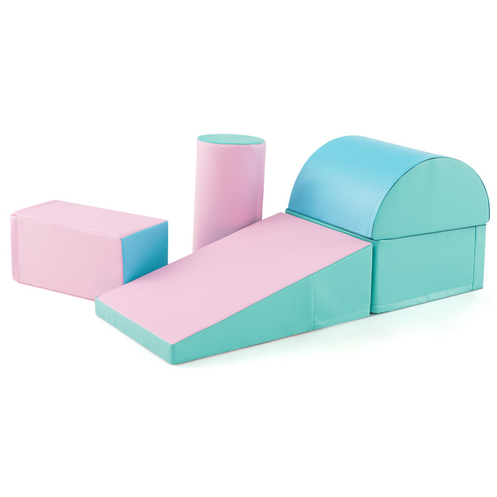 5-Piece Activity Playset - Soft Waterproof Kids Climb and Crawl Toy Set - Ideal for Active Play, Indoor Use