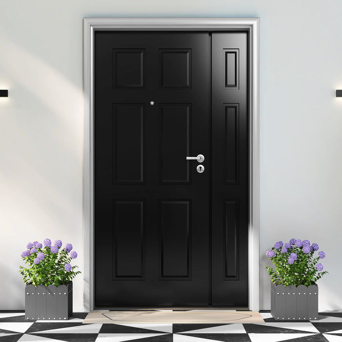 2 Pack Square Planter Box - With Drainage Gaps in Vibrant Orange - Ideal for Home or Office Indoor/Outdoor Gardening