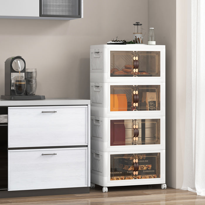 27/34/44/59/78/92.5 Gal Stackable Storage Bins with Lockable Wheels-78 Gal-4-Tier