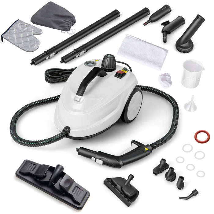 Steam Cleaner 2000W High Pressure Steamer Cleaning Machine with 15-Piece Accessories-