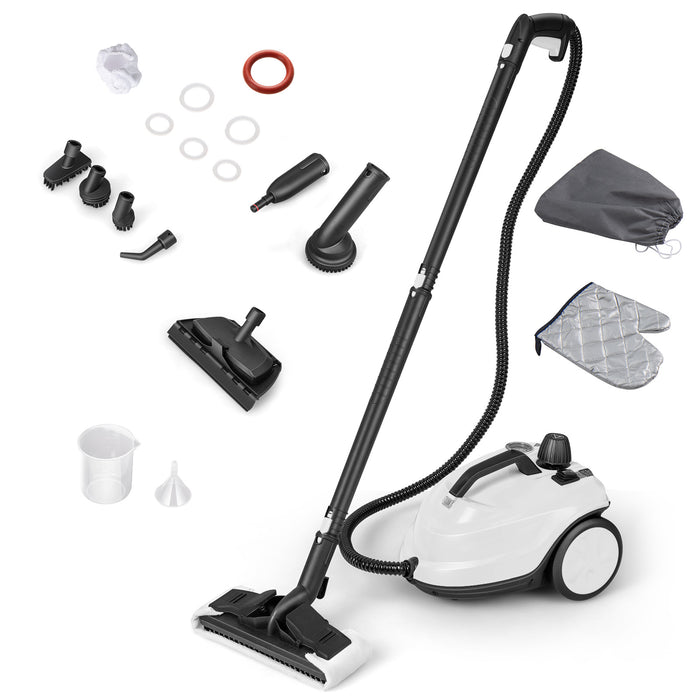 Steam Cleaner 2000W High Pressure Steamer Cleaning Machine with 15-Piece Accessories-
