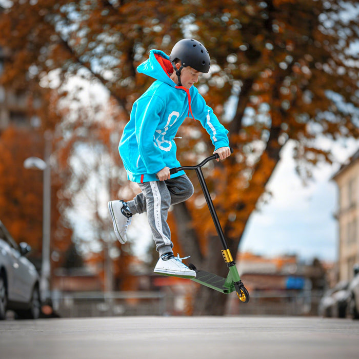 Stunt Scooter Pro Trick Scooter with 2 PU Wheels for Kids-