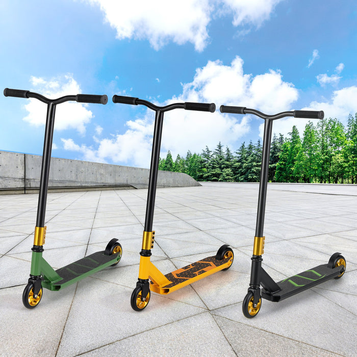 Stunt Scooter Pro Trick Scooter with 2 PU Wheels for Kids-