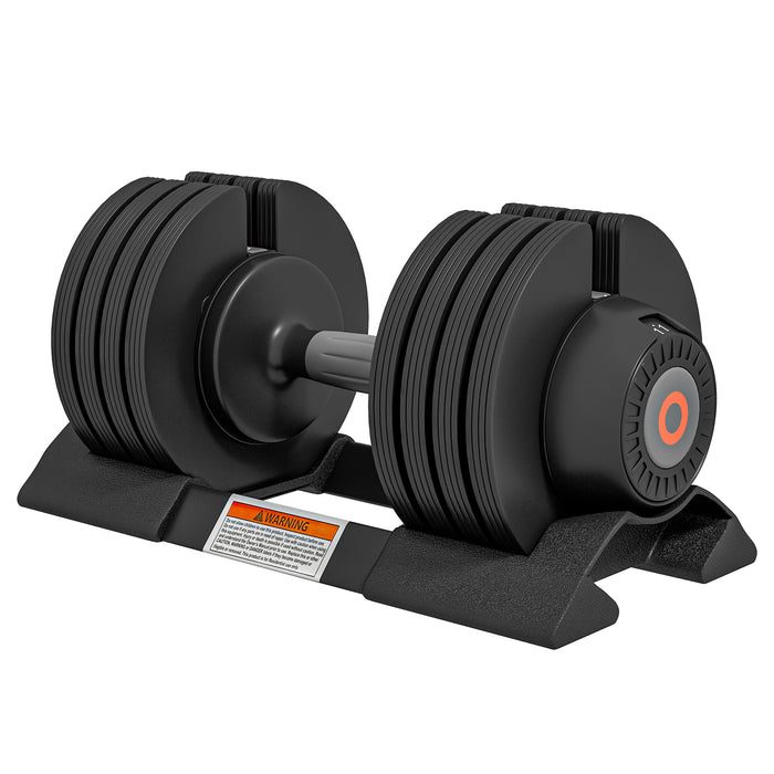 4-in-1 Adjustable Dumbbell Set - Includes Storage Tray, Non-Slip Grip, 6KG to 20KG Options - Perfect for Home Gym and Strength Training
