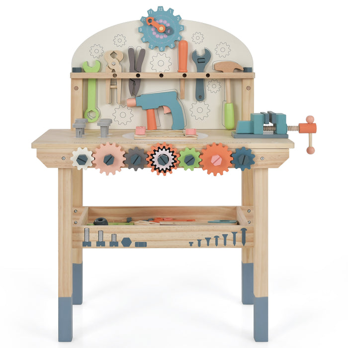 Playtime Workshop - Children's Toy Workbench with Extensive Tool Kit and Lifelike Accessories - Perfect for Inspiring Young Builders and Problem Solvers