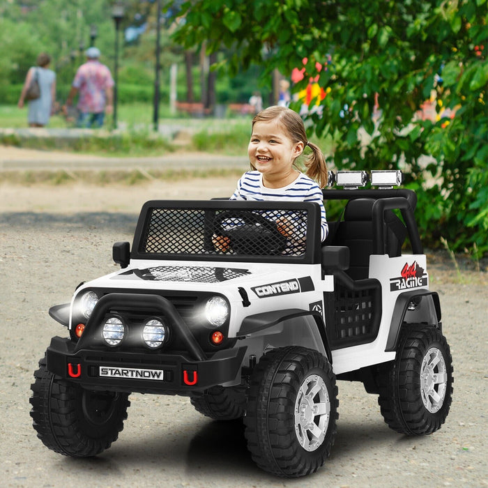 2-Seater Kids Ride-On Truck - Parental Remote Control Feature - Perfect for Children's Outdoor Playtime