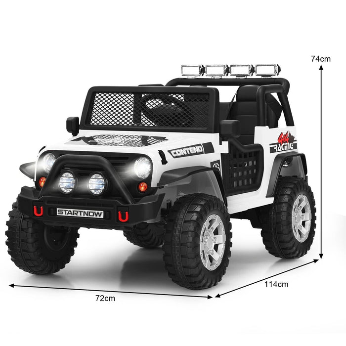 2-Seater Kids Ride-On Truck - Parental Remote Control Feature - Perfect for Children's Outdoor Playtime